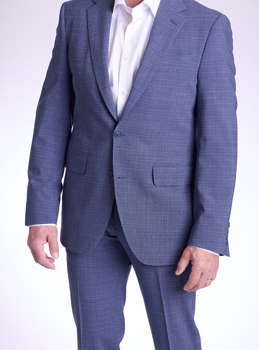 Coppley Blue & Grey Suit