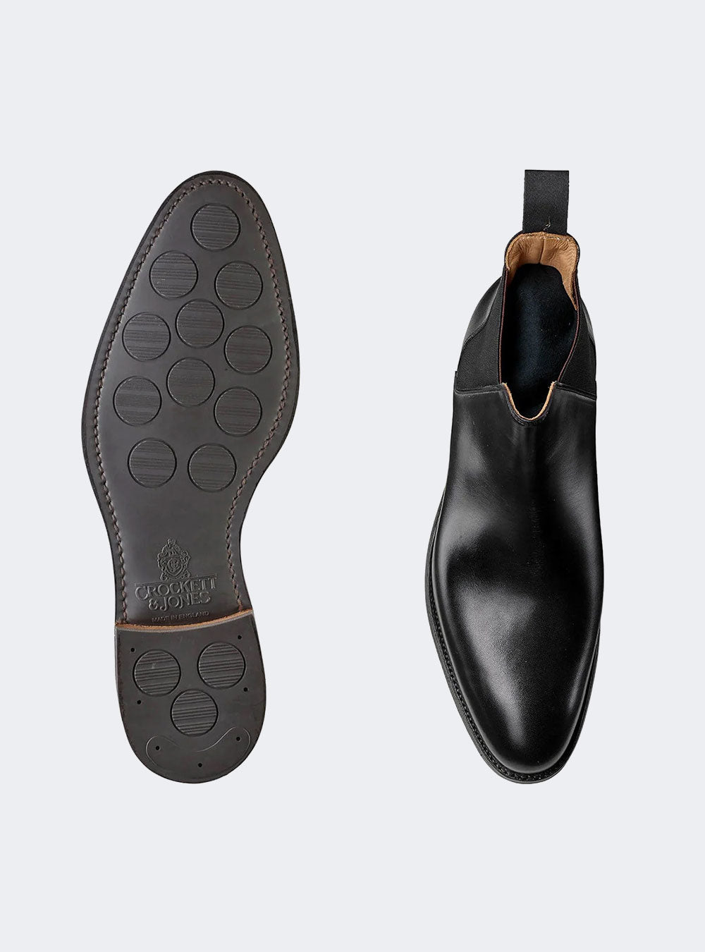 Crockett & Jones Chelsea 8 - Black Calf