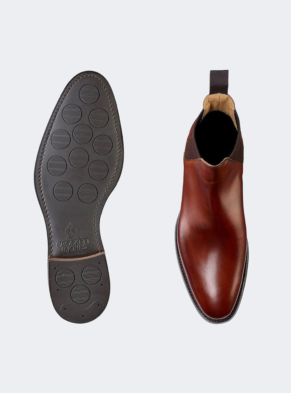 Crockett & Jones Chelsea 8 - Chestnut Burnished Calf