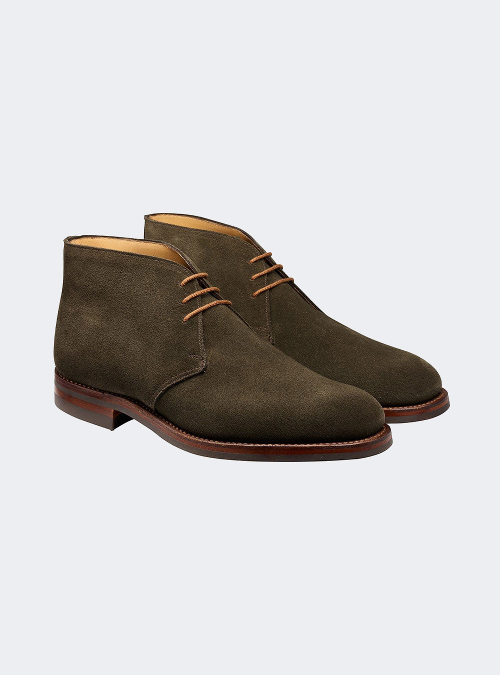 Crockett & Jones Chiltern - Earth Green Suede