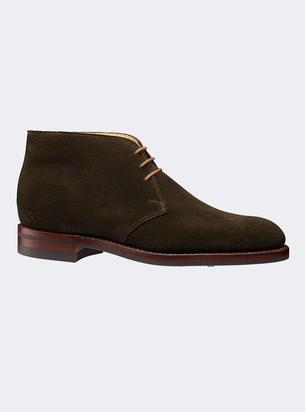 Crockett & Jones Chiltern - Earth Green Suede