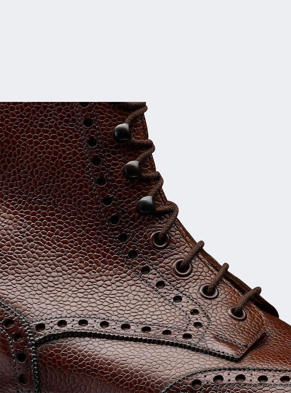 Crockett & Jones Islay - Dark Brown Scotch Grain