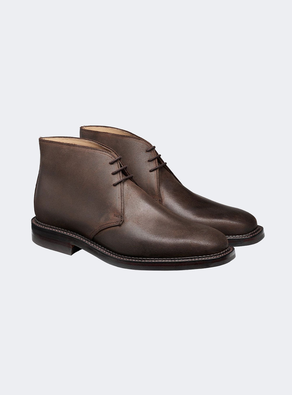 Crockett & Jones Molton - Dark Brown Rough-Out Suede