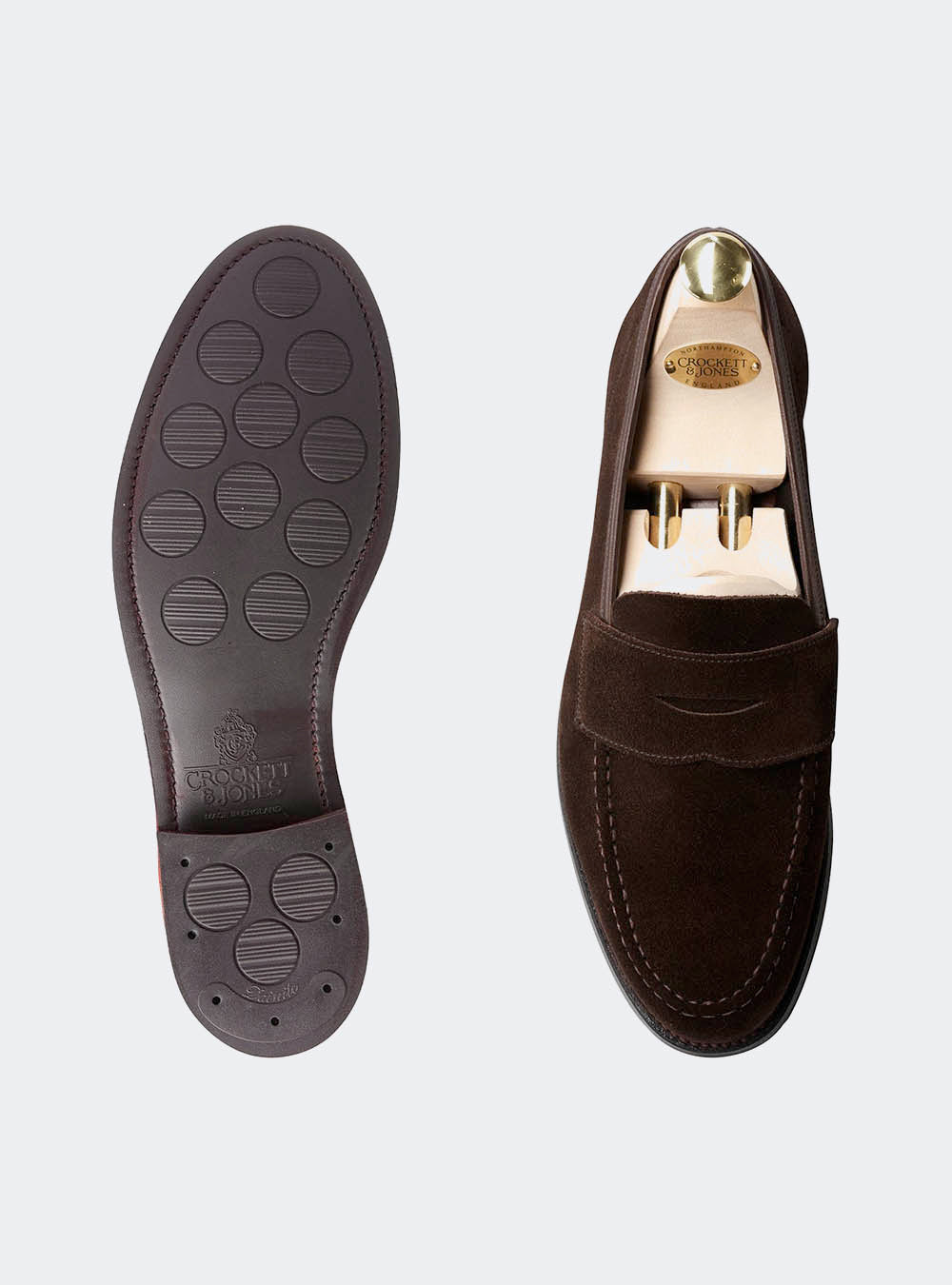 Crockett & Jones Harvard 2 - Dark Brown Suede