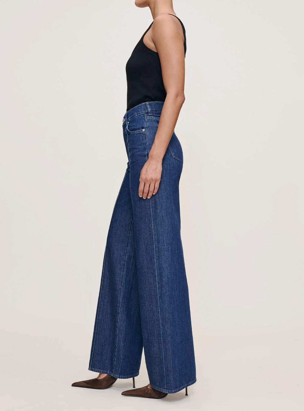 DL 1961 Hepburn Wide Leg High Rise Jean