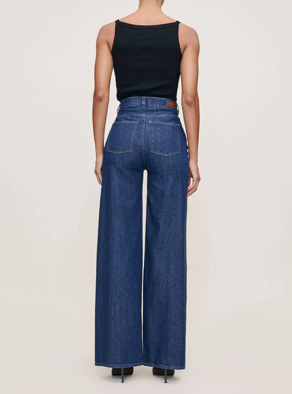 DL 1961 Hepburn Wide Leg High Rise Jean