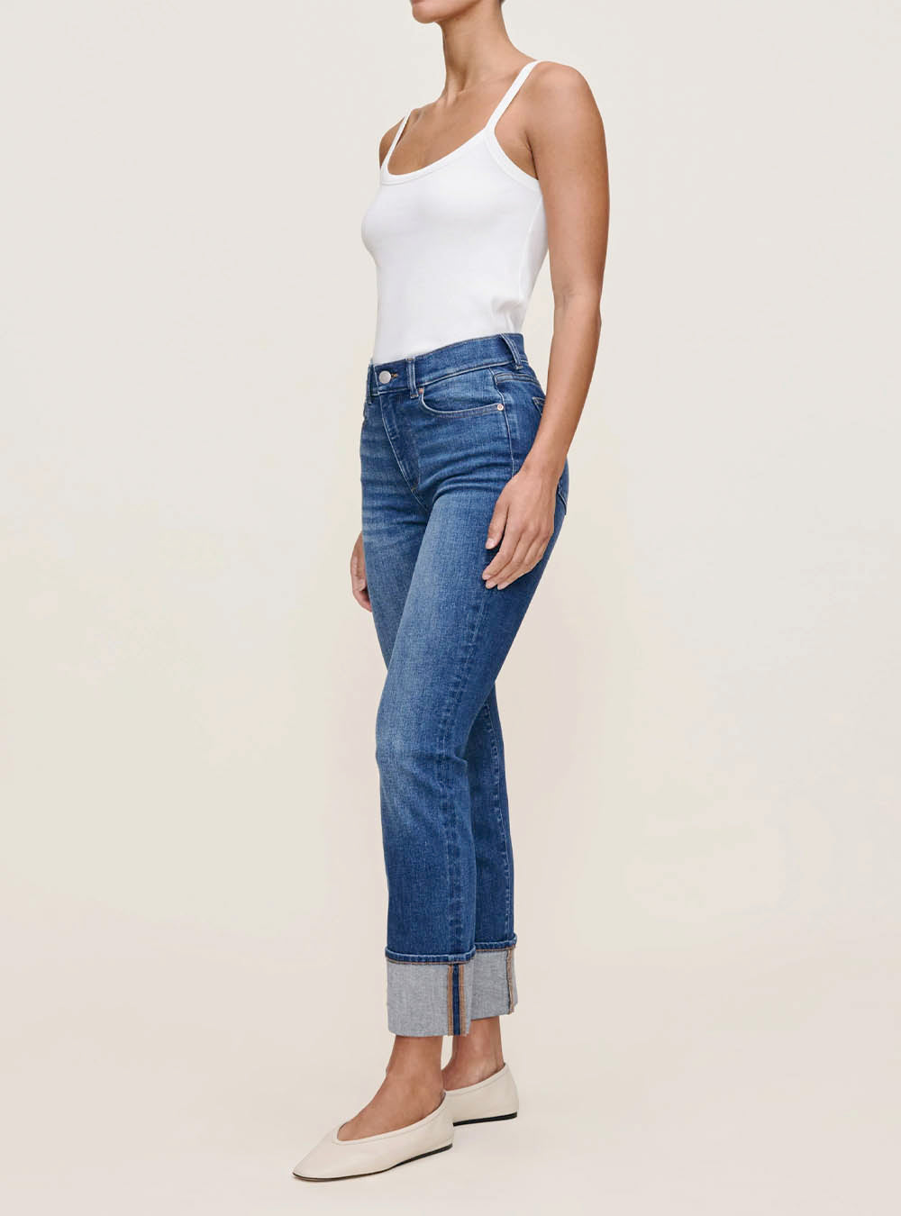 DL 1961 Mara Straight Mid Rise Instasculpt™ Ankle Jeans