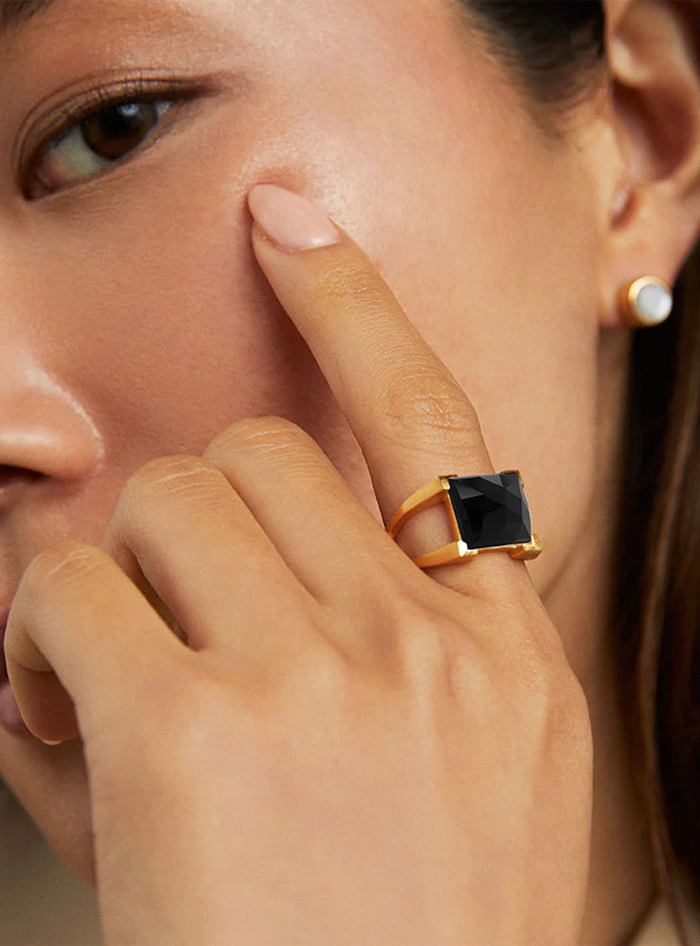 Dean Davidson Mini Plaza Black Onyx Ring