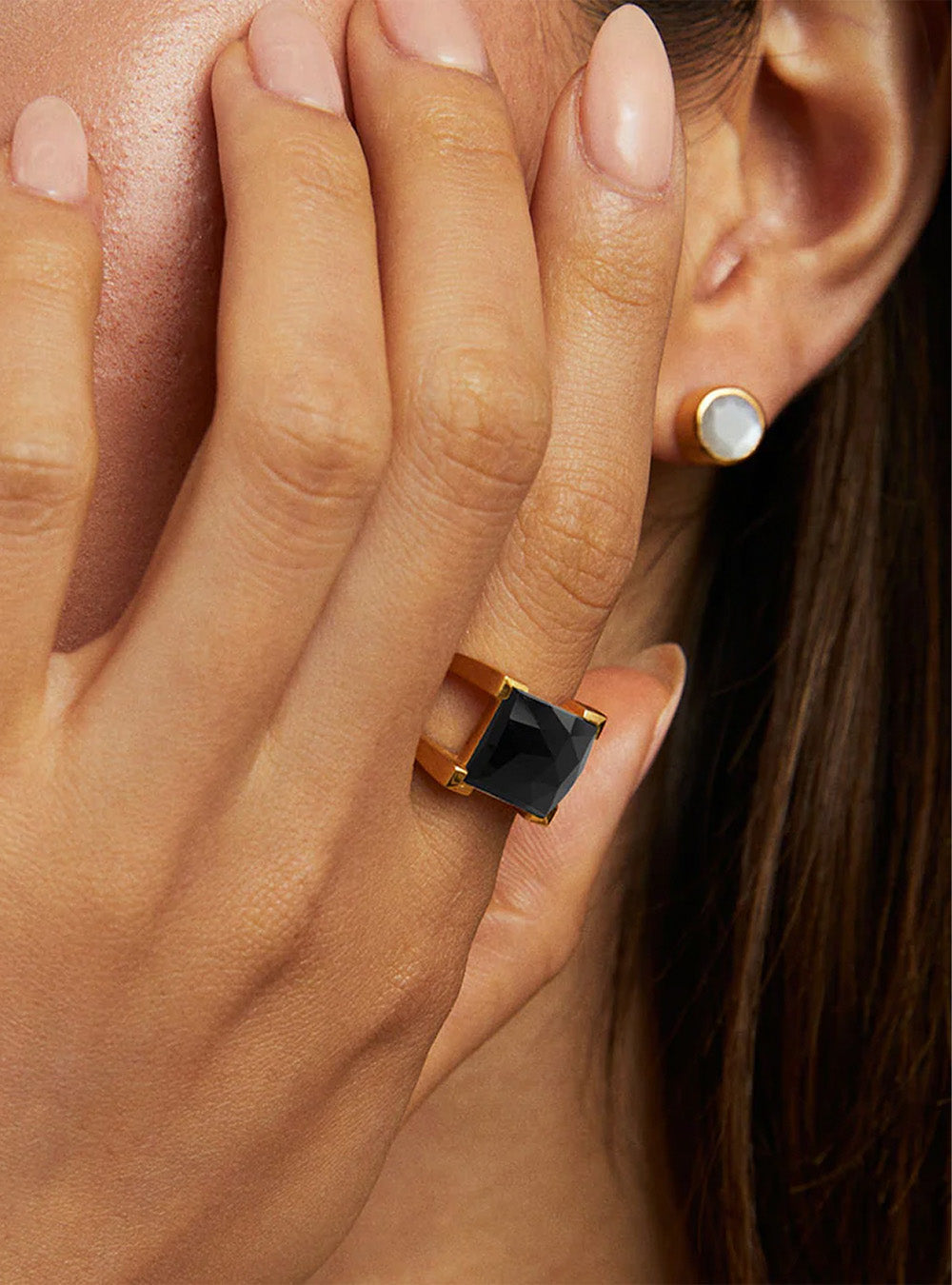 Dean Davidson Mini Plaza Black Onyx Ring