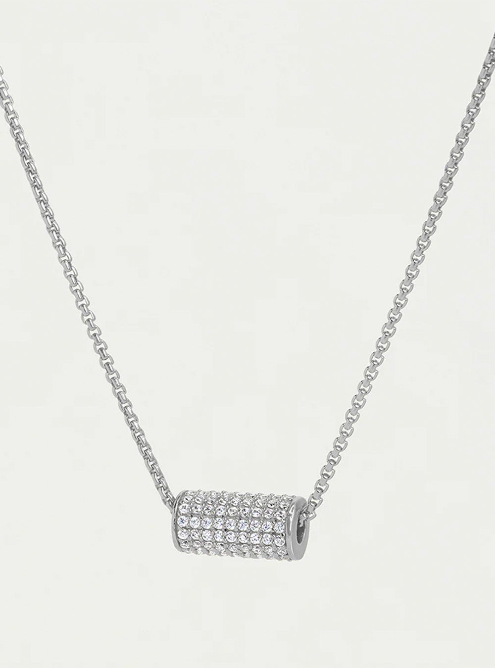 Dean Davidson Petit Pavé Mini Tube Necklace