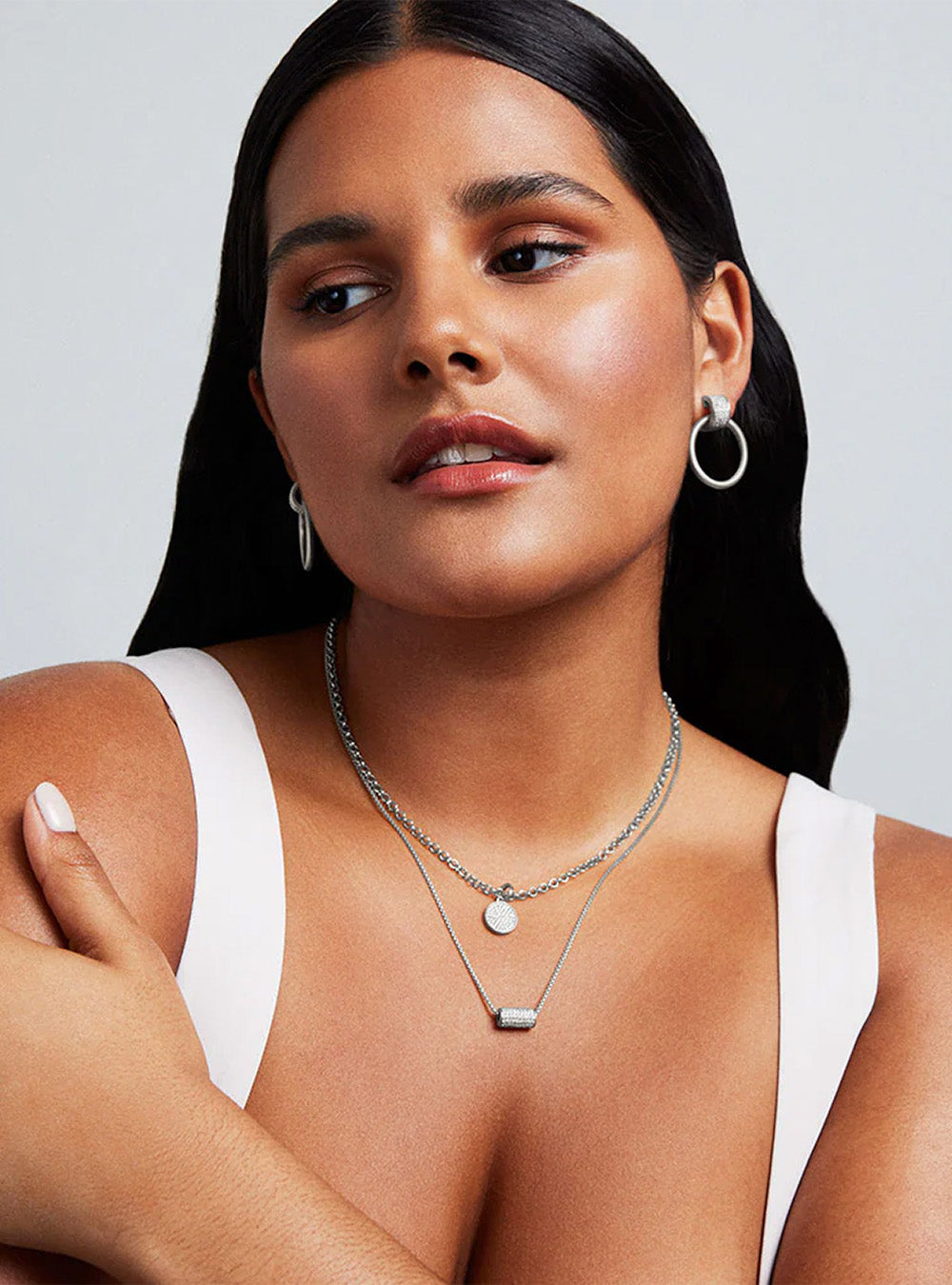 Dean Davidson Petit Pavé Mini Tube Necklace