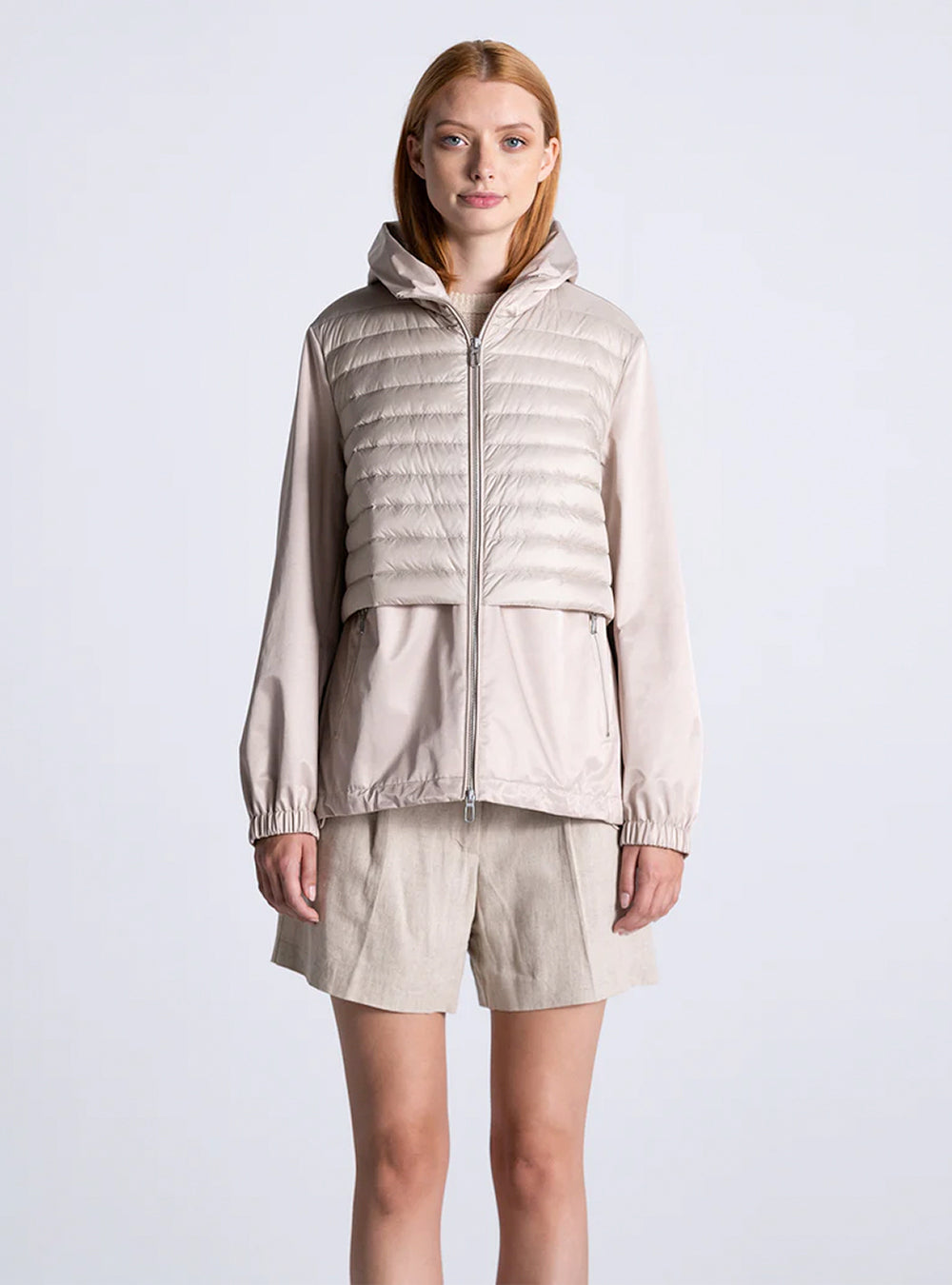 Duno Cerry Short Quilted Jacket - Sand