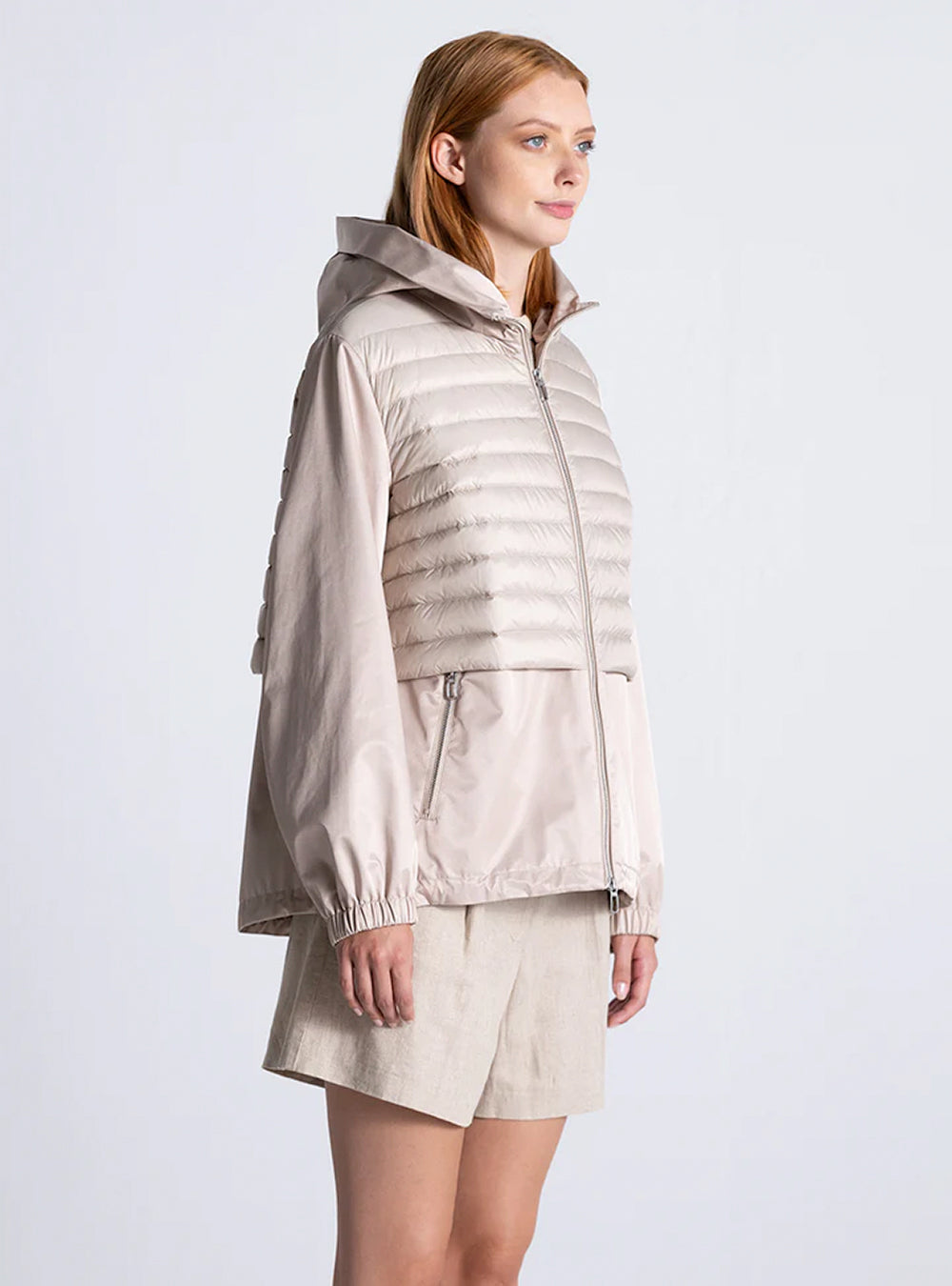 Duno Cerry Short Quilted Jacket - Sand