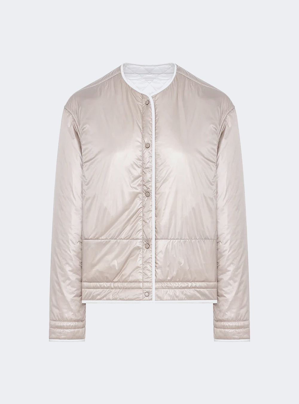 Duno Ginger Reversible Quilted Jacket - White