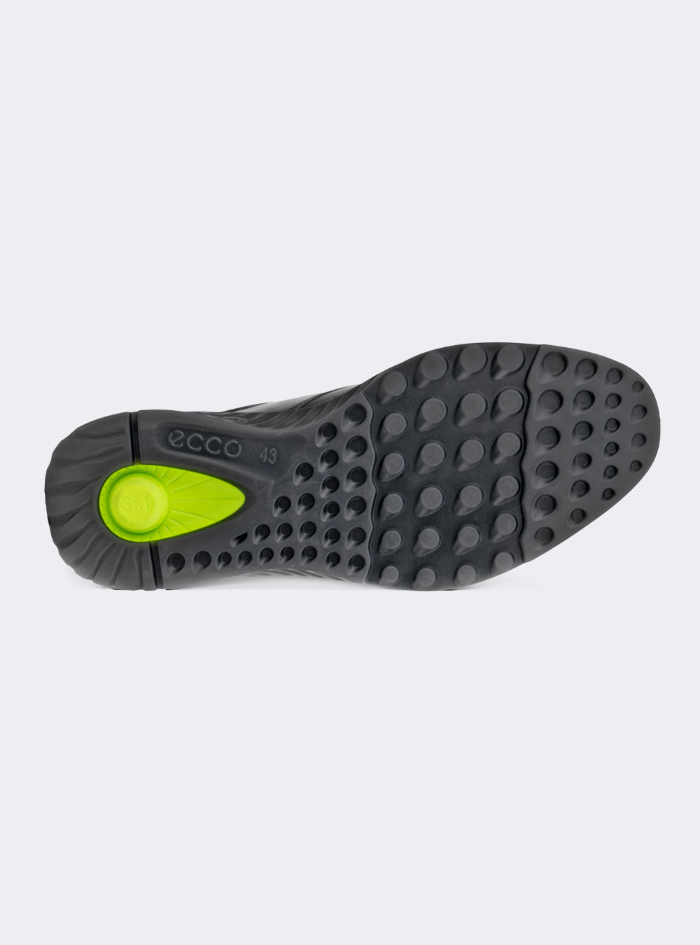 ECCO St.1 Hybrid Men's Leather Toe-Cap Derby Shoe - Black