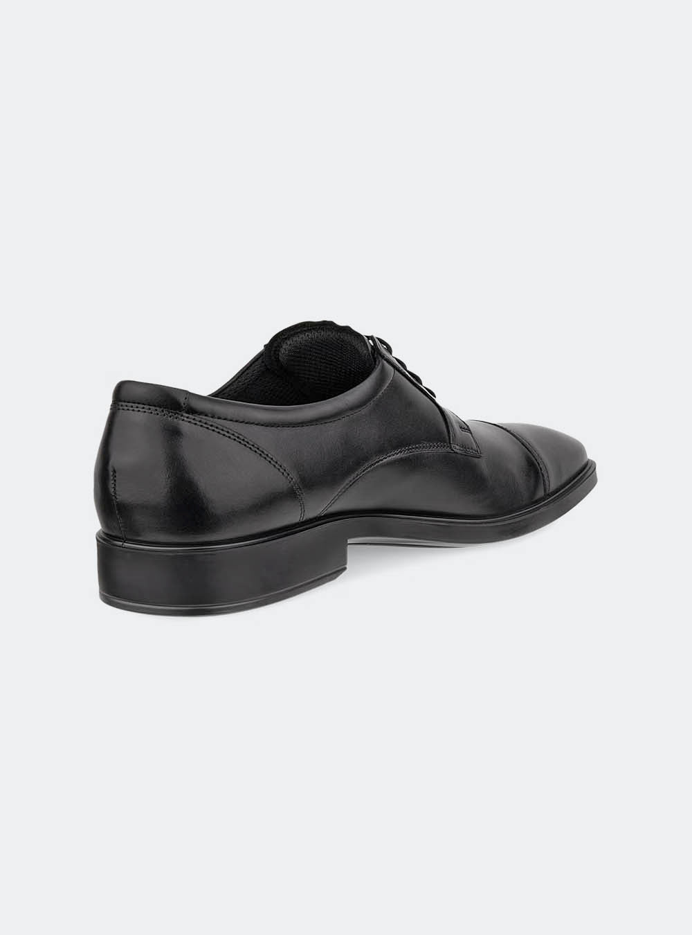 ECCO Metropole Milan Men's Toe-Cap Derby Shoe - Black