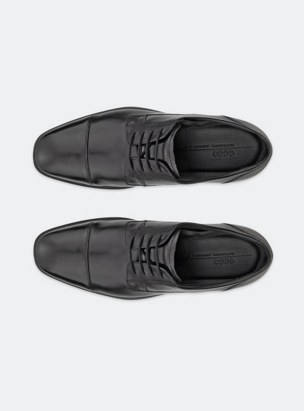ECCO Metropole Milan Men's Toe-Cap Derby Shoe - Black