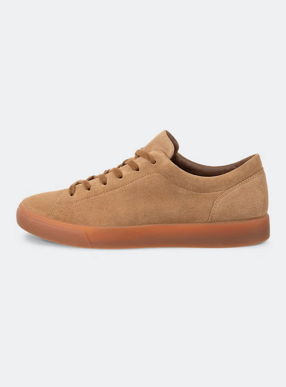 ECCO Soft 10 Men's Suede Sneaker - Camel