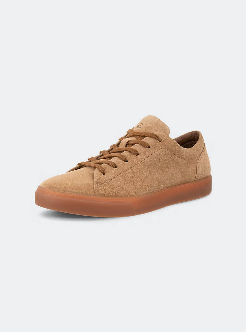 ECCO Soft 10 Men's Suede Sneaker - Camel