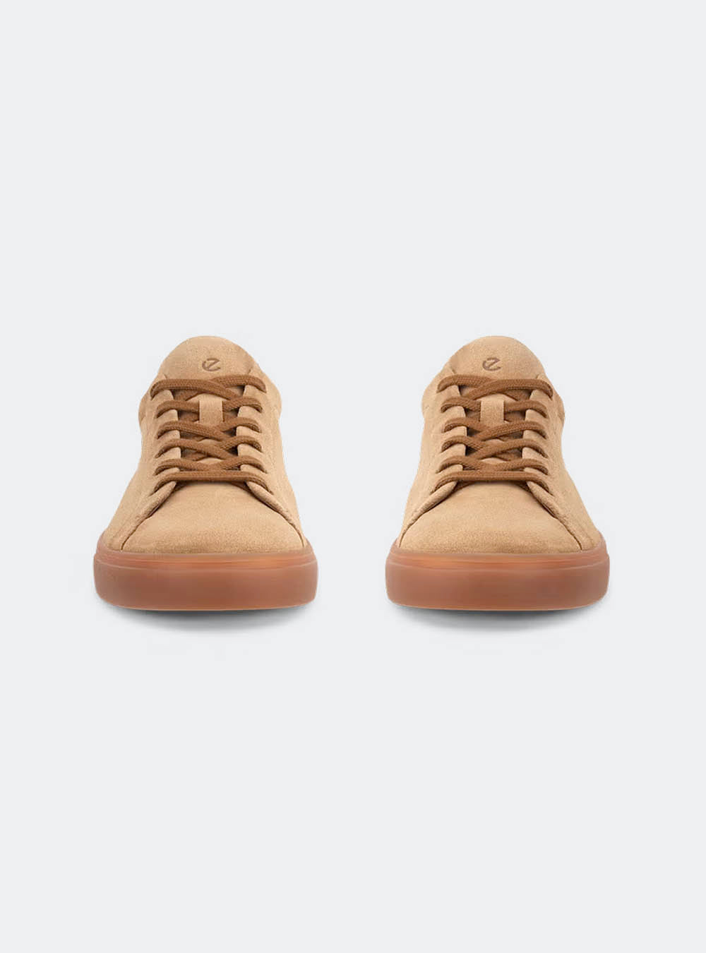 ECCO Soft 10 Men's Suede Sneaker - Camel