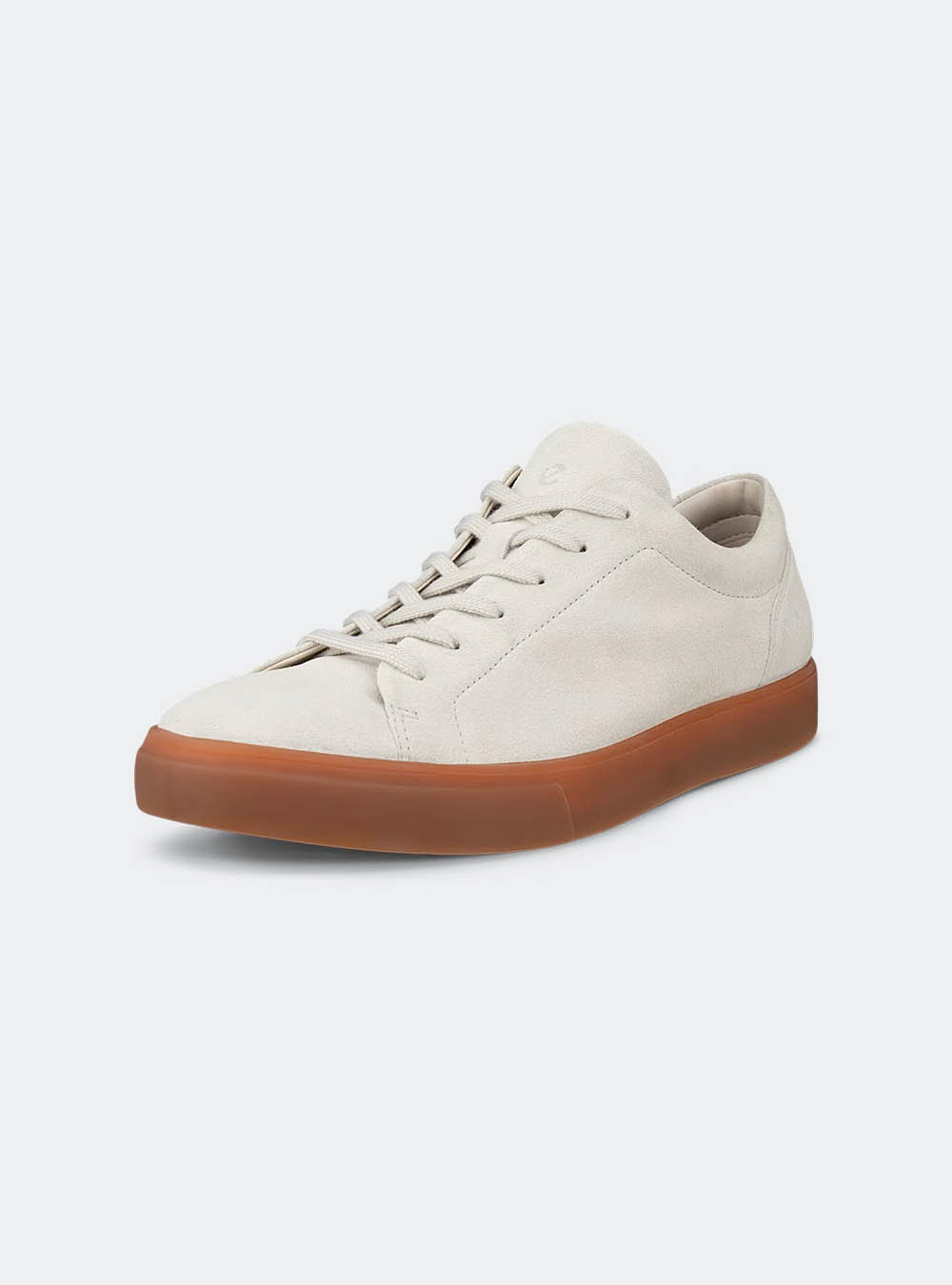 ECCO Soft 10 Men's Suede Sneaker - Gravel