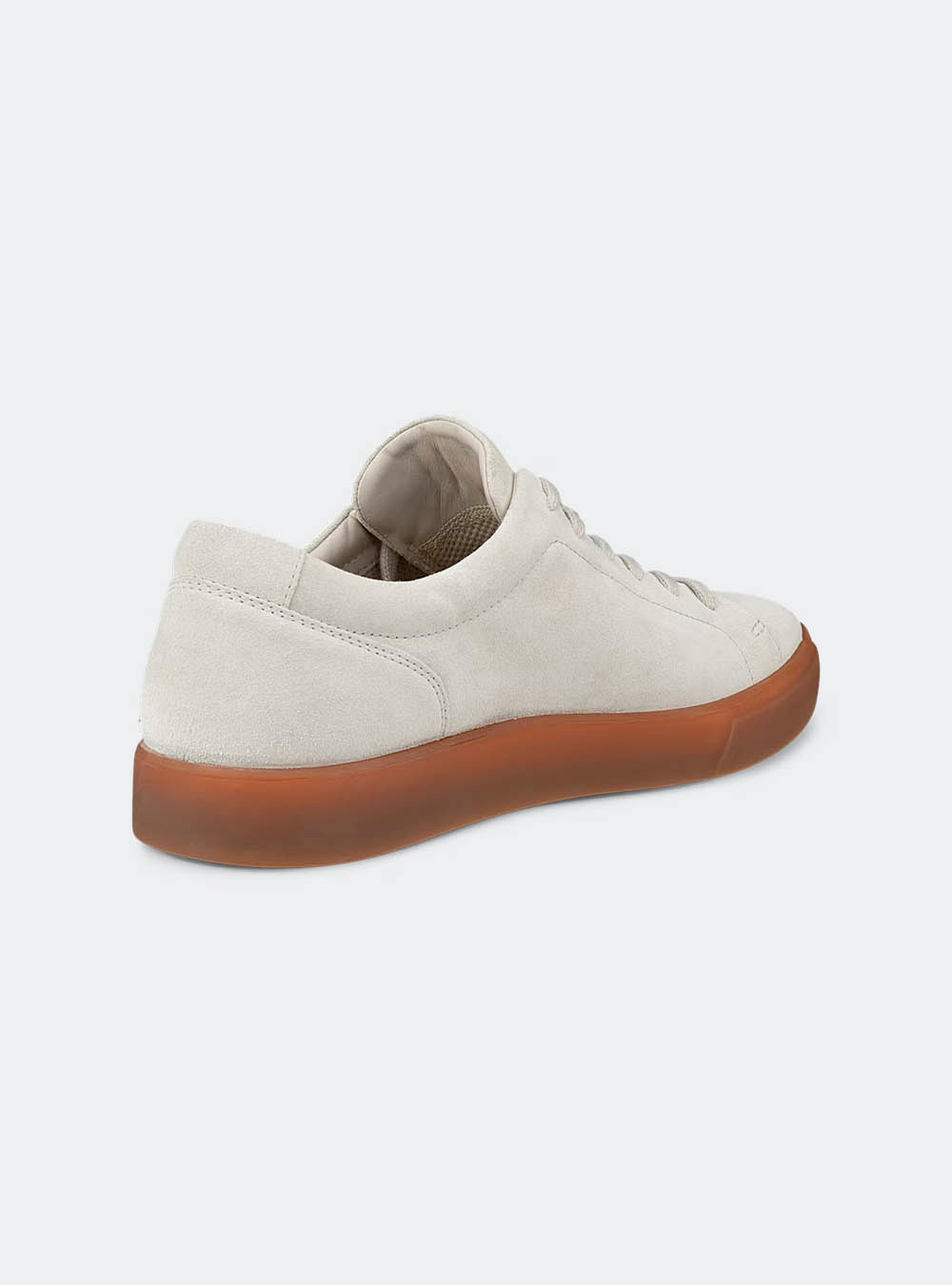 ECCO Soft 10 Men's Suede Sneaker - Gravel
