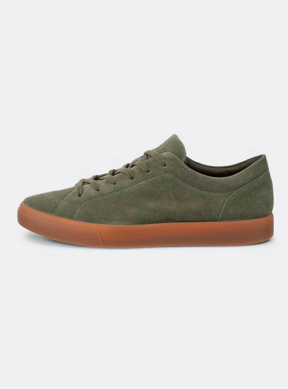 ECCO Soft 10 Men's Suede Sneaker - Tarmac