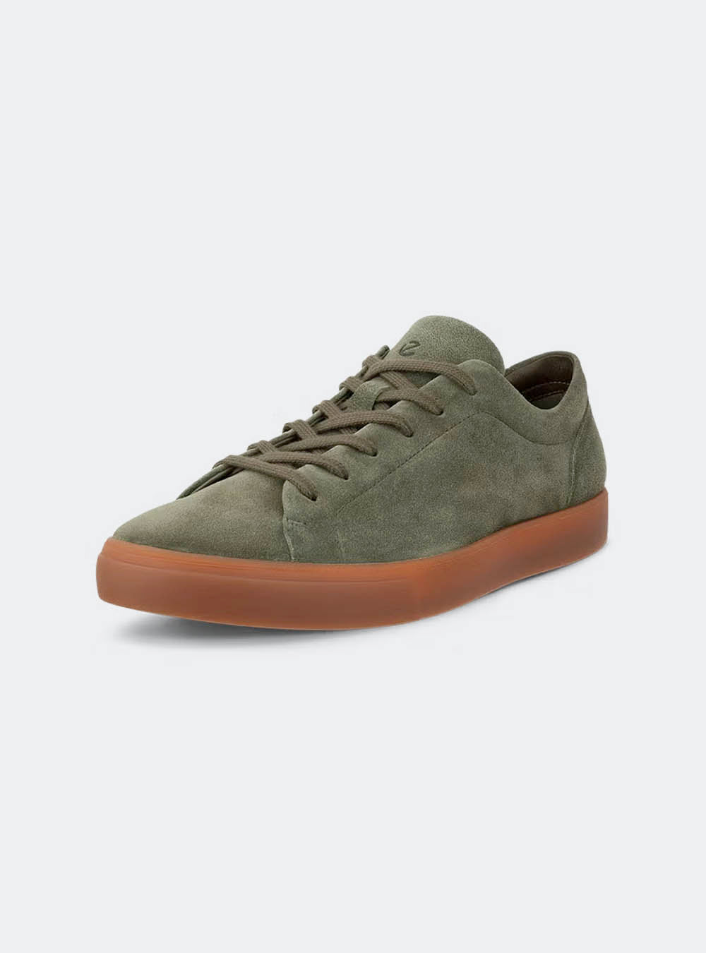 ECCO Soft 10 Men's Suede Sneaker - Tarmac
