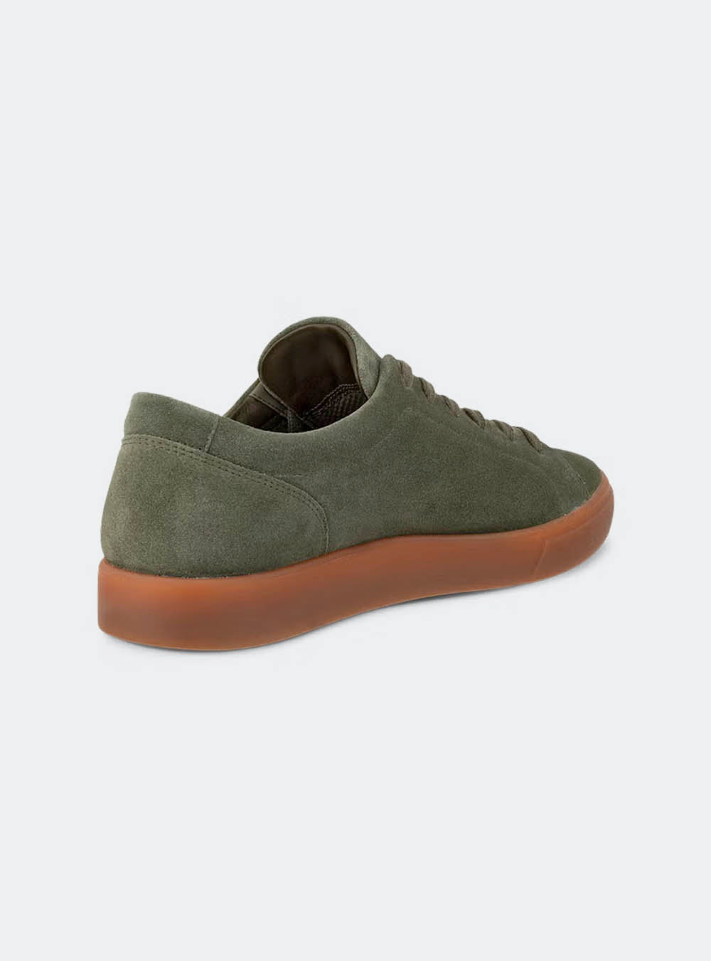 ECCO Soft 10 Men's Suede Sneaker - Tarmac