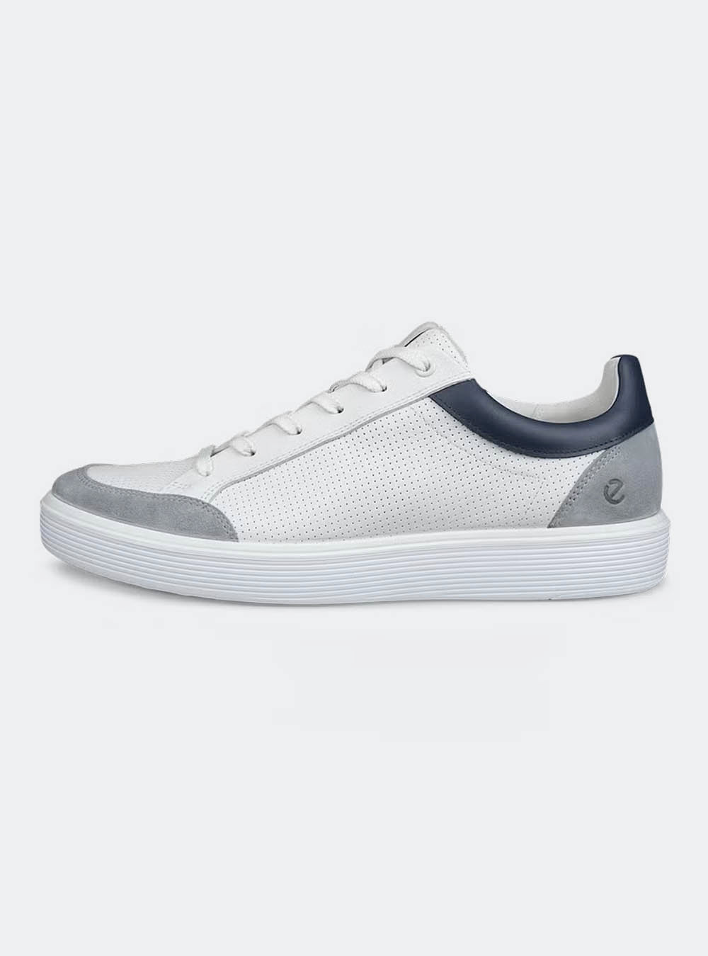 ECCO Soft 60 Men's Leather Sneakers - White