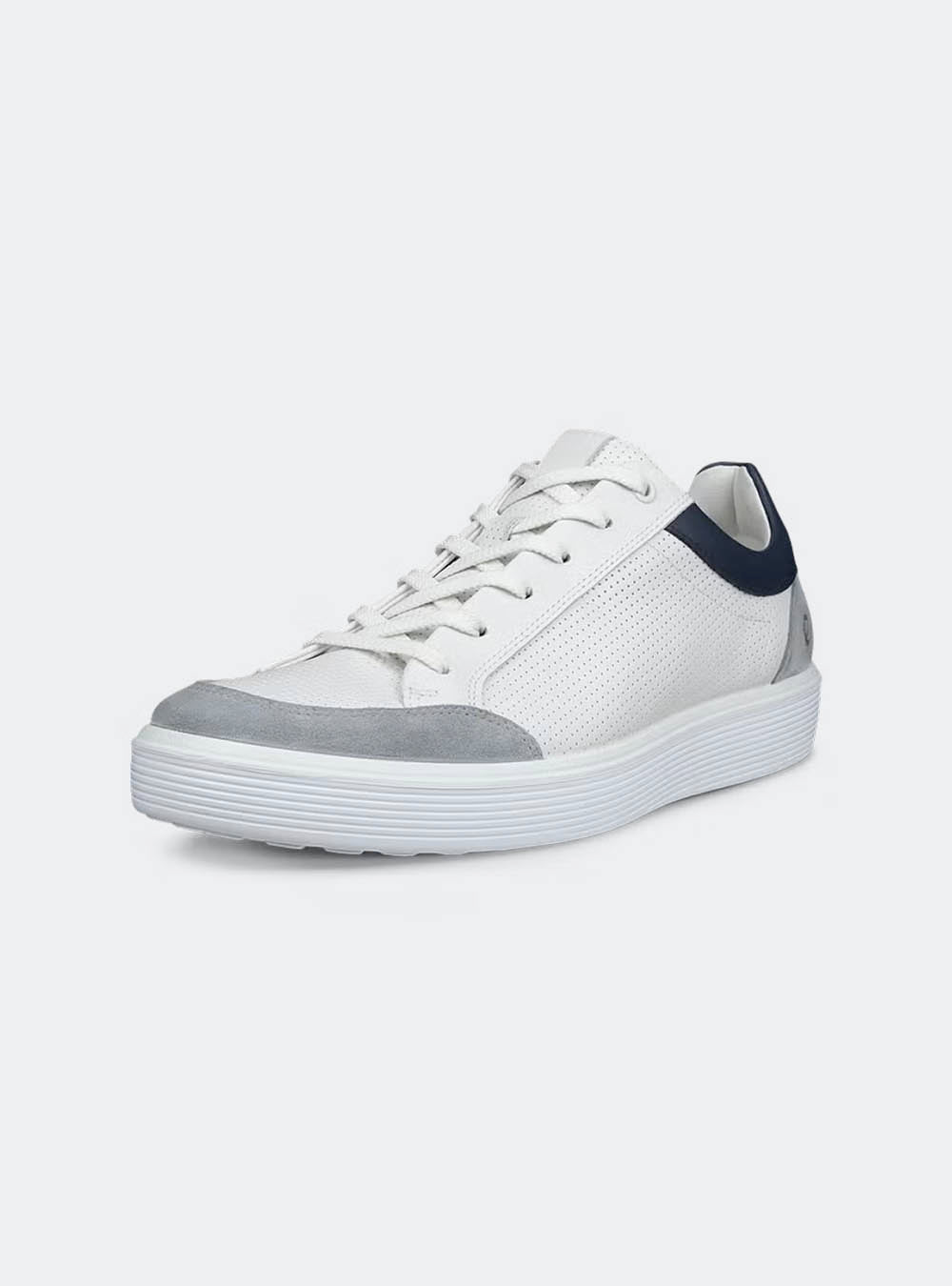 ECCO Soft 60 Men's Leather Sneakers - White