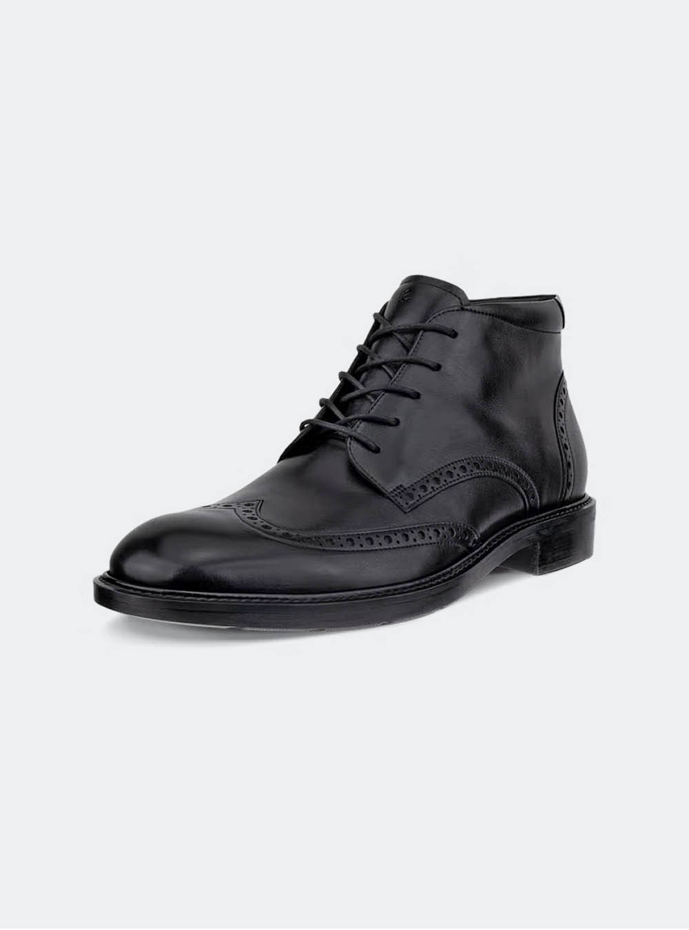 ECCO Metropole Prague Men's Leather Ankle Boot - Black