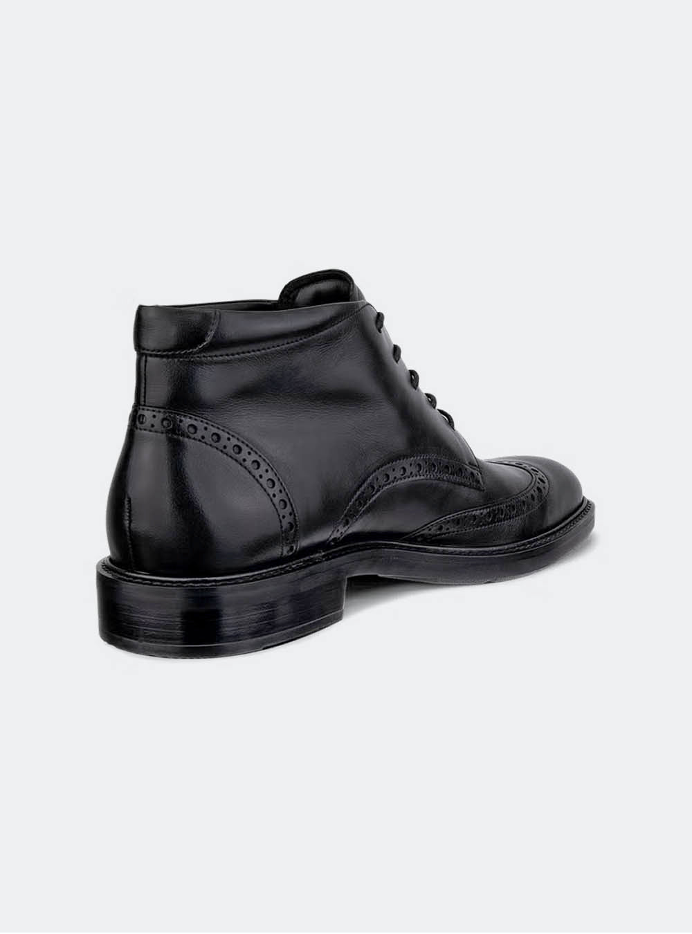 ECCO Metropole Prague Men's Leather Ankle Boot - Black