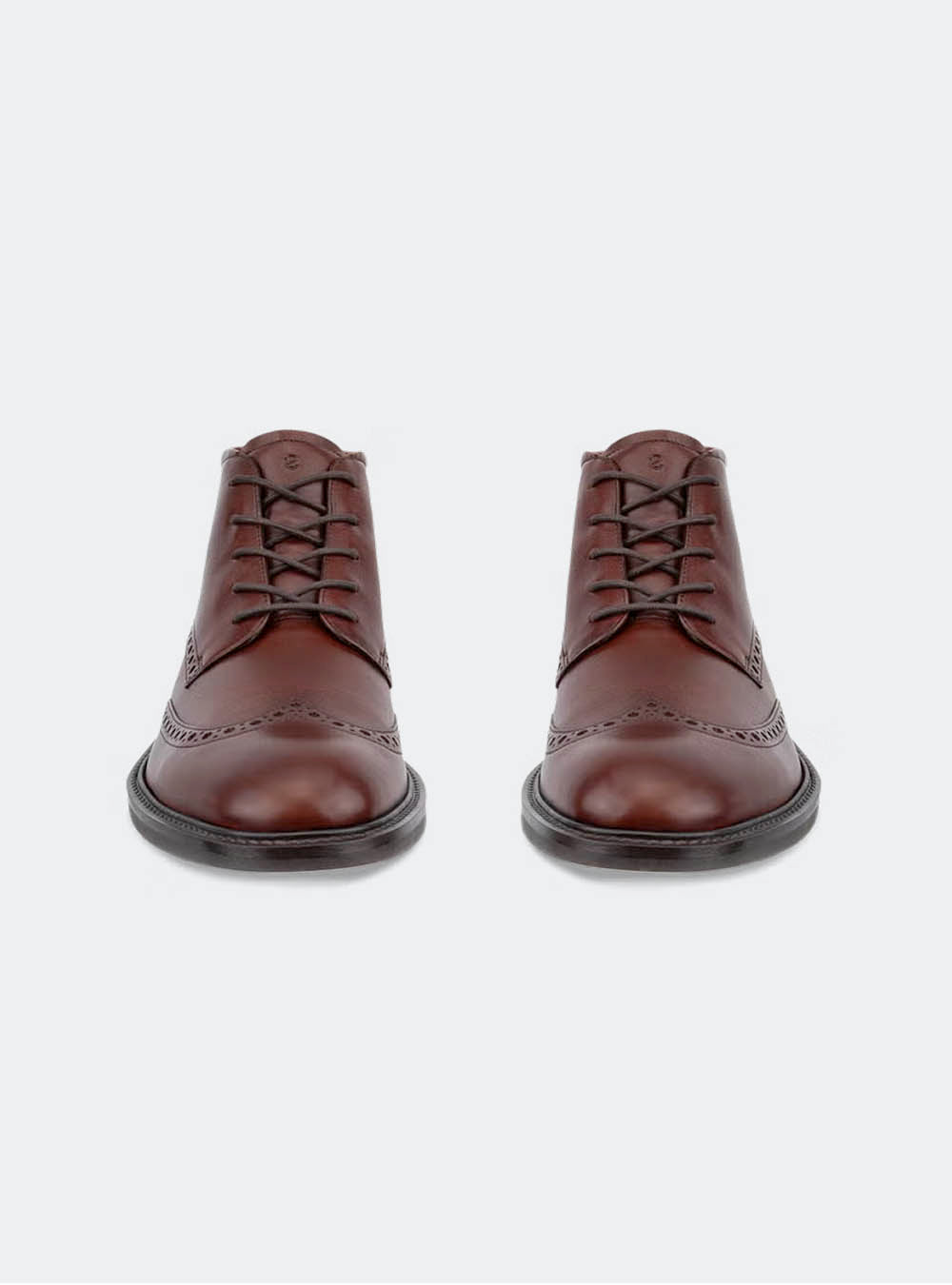 ECCO Metropole Prague Men's Leather Ankle Boot - Cognac
