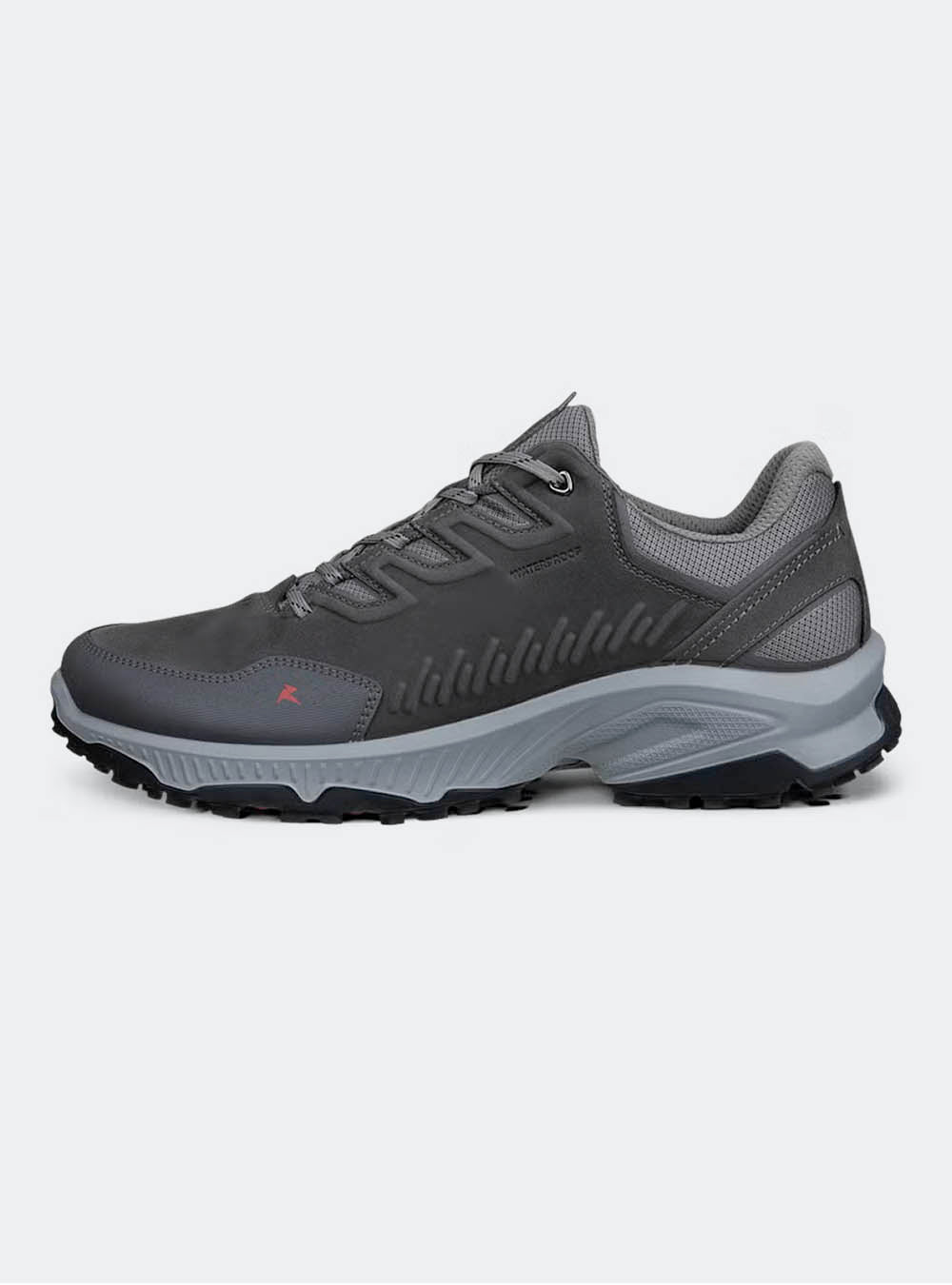 ECCO Receptor Xp Men's Nubuck Outdoor Waterproof Shoe - Magnet