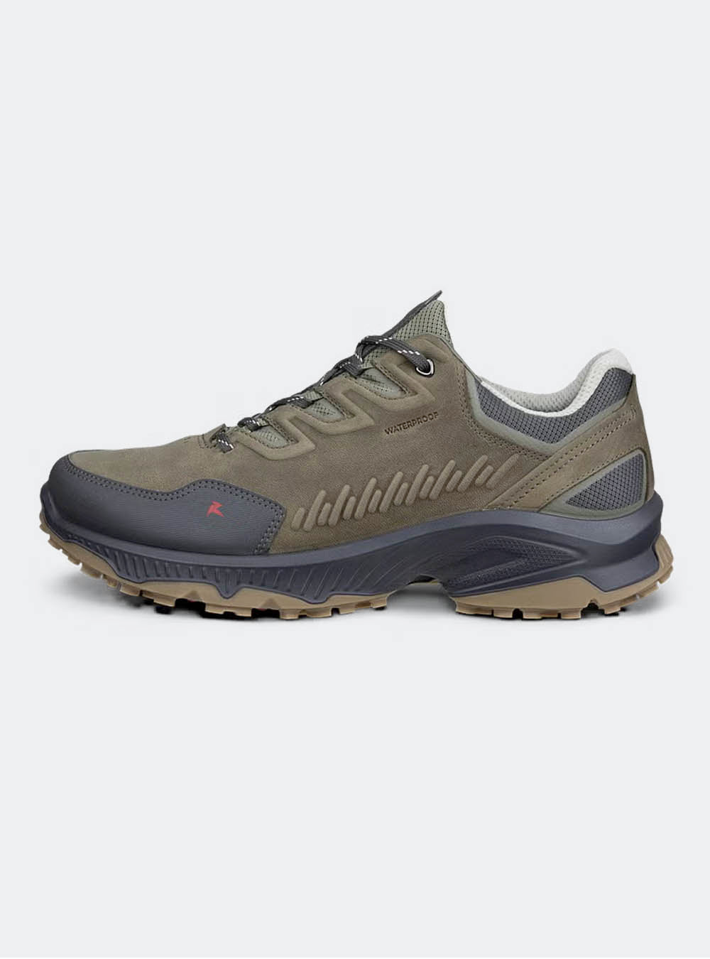 ECCO Receptor Xp Men's Nubuck Outdoor Waterproof Shoe - Smokey Olive