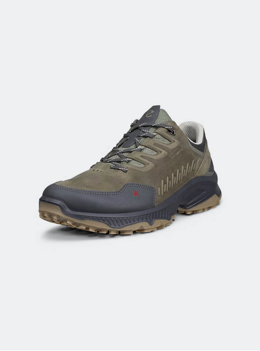 ECCO Receptor Xp Men's Nubuck Outdoor Waterproof Shoe - Smokey Olive