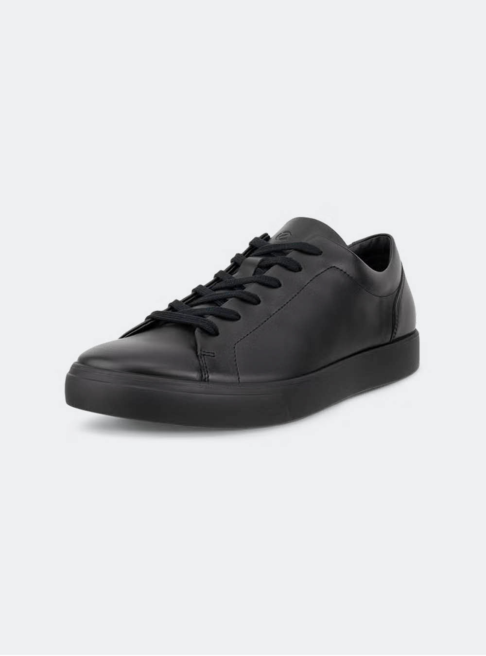 ECCO Soft 10 Men's Leather Sneaker - Black