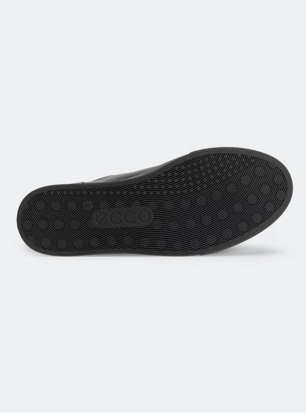 ECCO Soft 10 Men's Leather Sneaker - Black