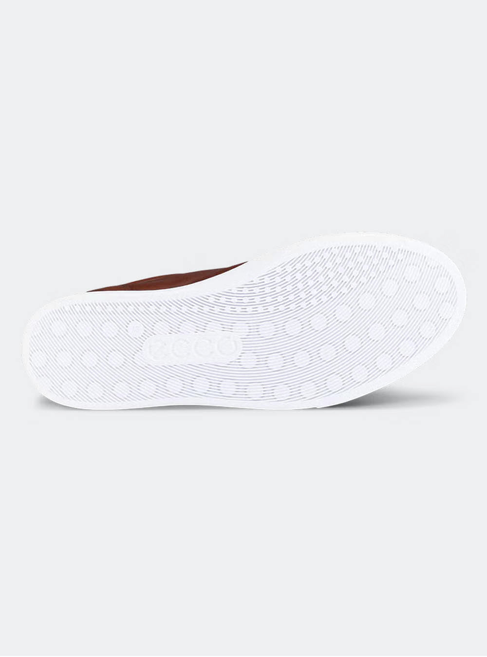 ECCO Soft 10 Men's Leather Sneaker - Cognac