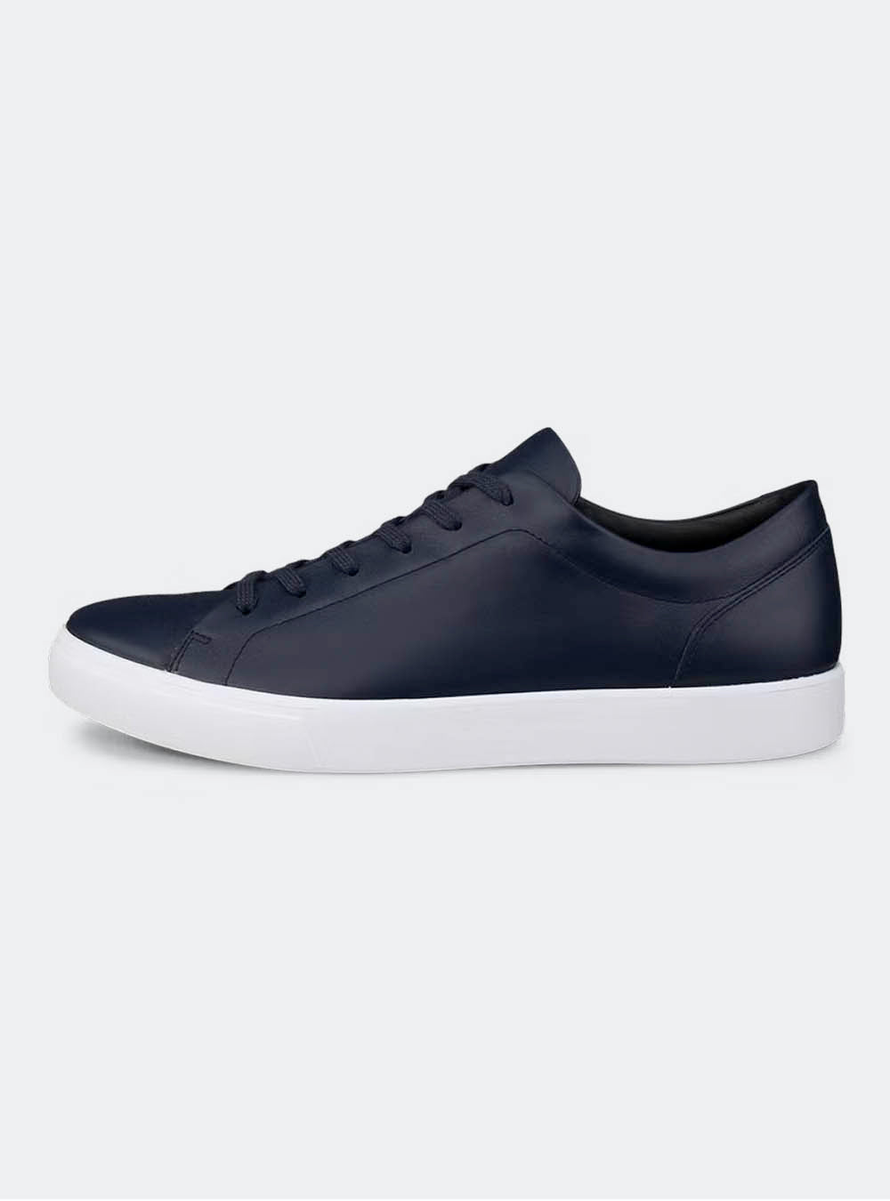 ECCO Soft 10 Men's Leather Sneaker - Navy