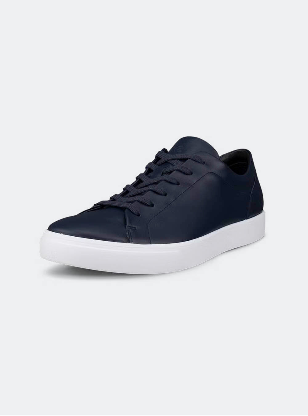 ECCO Soft 10 Men's Leather Sneaker - Navy