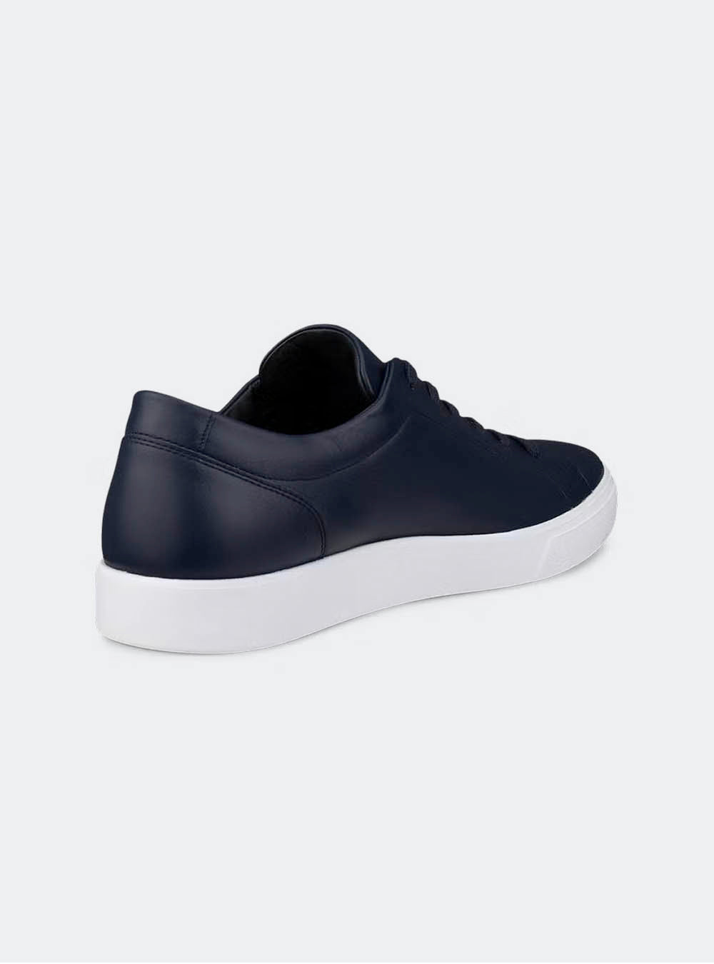 ECCO Soft 10 Men's Leather Sneaker - Navy