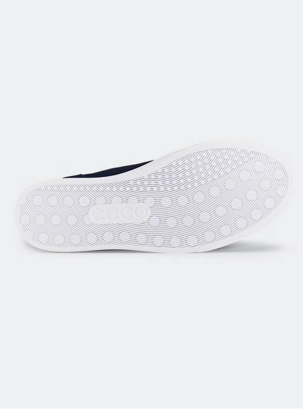 ECCO Soft 10 Men's Leather Sneaker - Navy