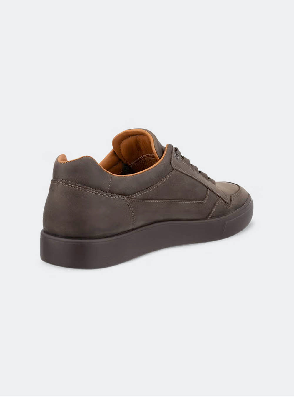 ECCO Soft 10 Men's Nubuck Sneaker - Clay