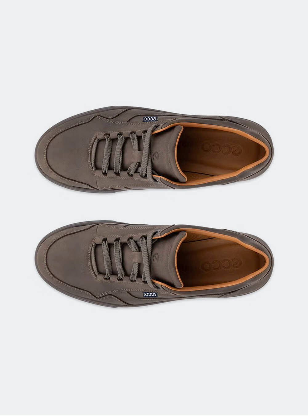 ECCO Soft 10 Men's Nubuck Sneaker - Clay