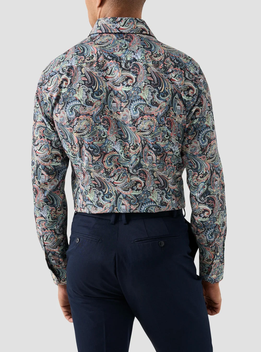 Eton Multi-Coloured Paisley Signature Twill Shirt