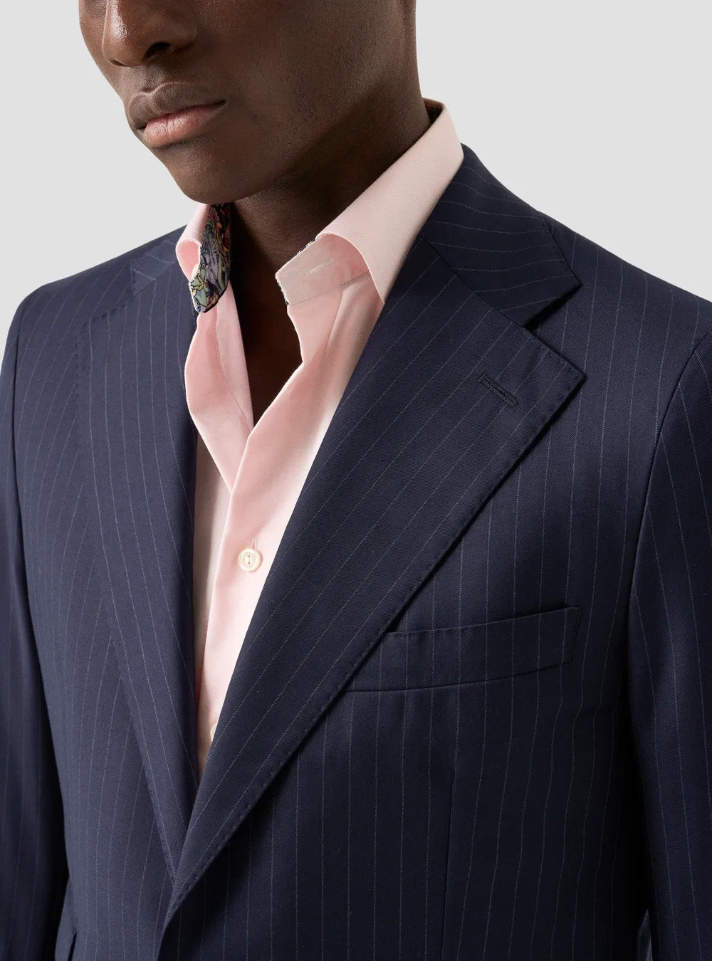 Eton Red Signature Twill Paisley Effect Shirt