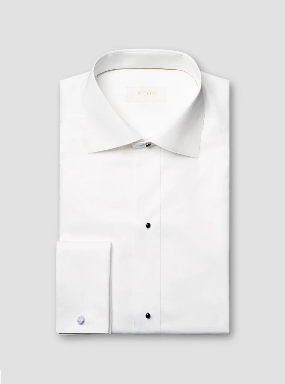 Eton White Solid Elevated Twill Shirt