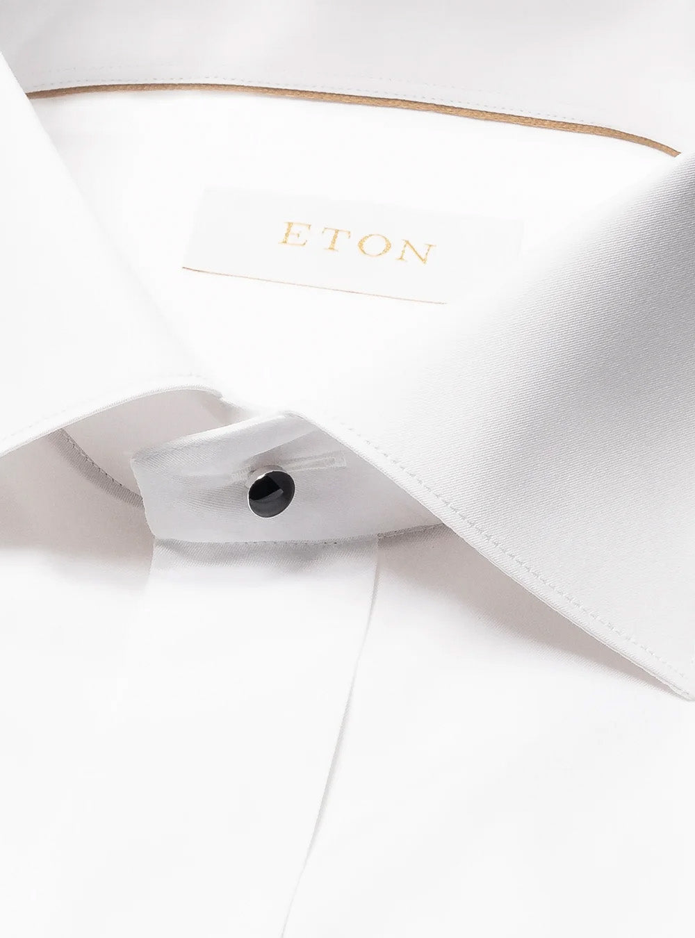 Eton White Solid Elevated Twill Shirt